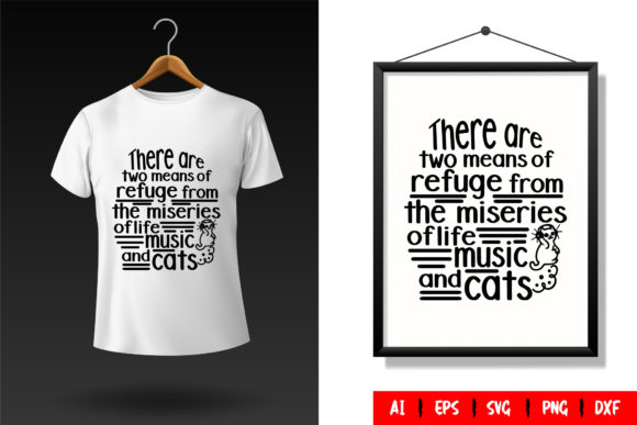 Cat T-Shirt Design Template 02 Review