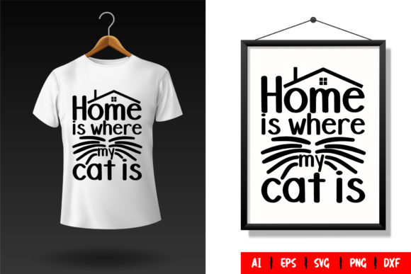 Cat T-Shirt Design Template 04 Review
