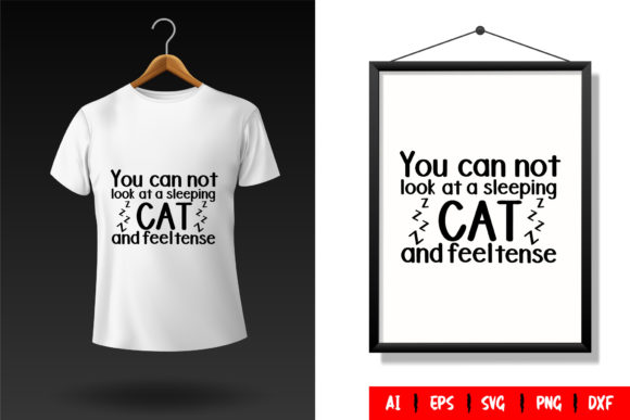 Cat T-Shirt Design Template 10 Review
