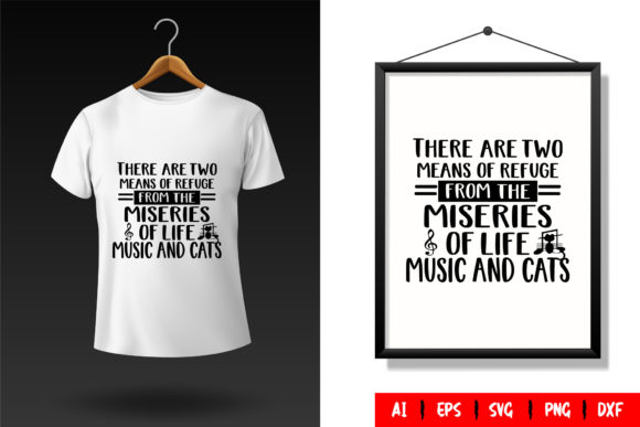 Cat T-Shirt Design Template 16 Review