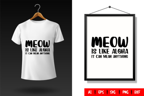 Cat T-Shirt Design Template 17 Review