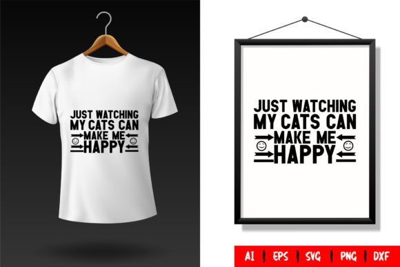 Cat T-Shirt Design Template 20 Review