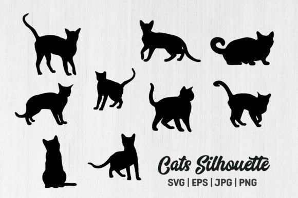 Cats Silhouettes SVG Bundle Review