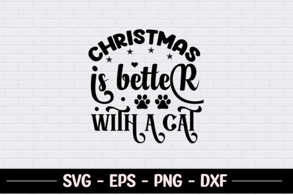 Christmas is Better with a Cat SVG Review
