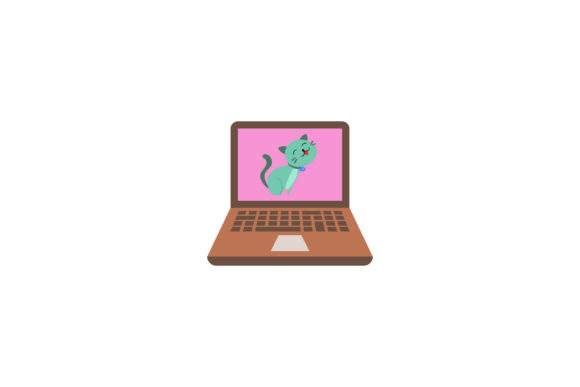 Cute Icon Laptop Cat Embroidery Review