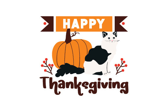 Happy Thanksgiving Cat Embroidery Review