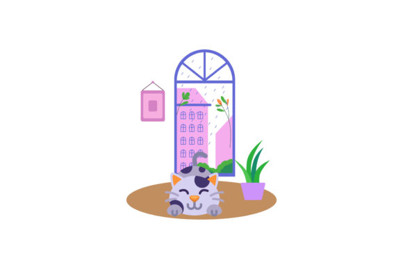 Icon Cat Cute Happy Embroidery Design Review