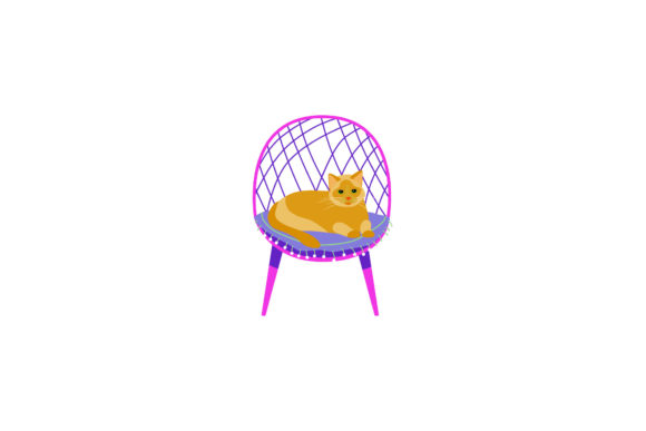 Icon Cat Cute on Chair Embroidery Review