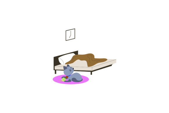 Icon Cute Cat Played Ball Embroidery Review