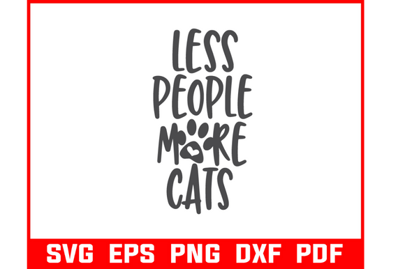 Less People More Cat Svg Bundle Review