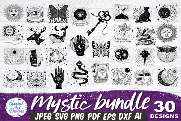 Mystic Svg Bundle Mystical Cat Design Review