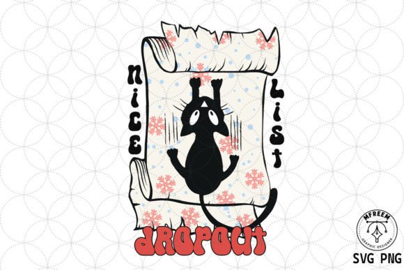 Nice List Dropout Black Cat SVG Review