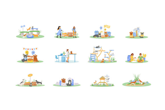 Pet Owner Flat Color Vector Faceless Review
